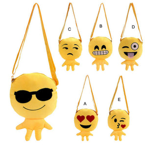 Cute Emoji plush bag